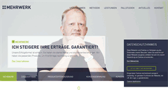 Desktop Screenshot of mehrwerk.de